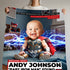 Personalized Baby Superhero Thor Blanket – CNN Breaking News Style with Custom Photo & Name